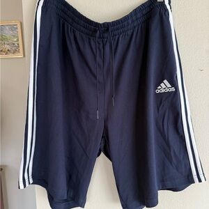 Adidas Men's Dark Blue Athletic Shorts